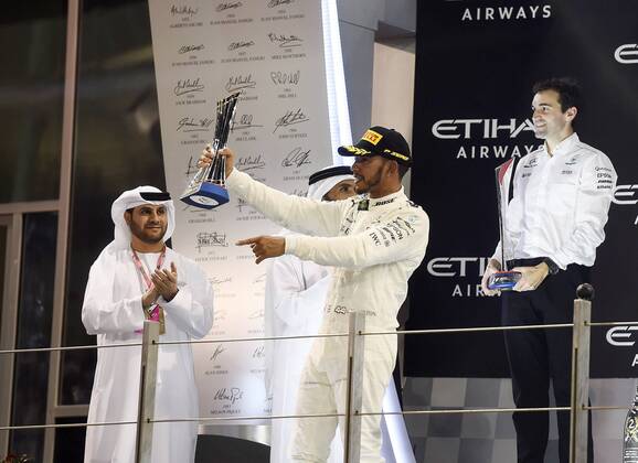 Lewis Hamilton (GB 44), Mercedes AMG Petronas Motorsport, Grosser Preis von ABU DHABI 2017, Rennen, Motorsport, Formel 1, 26.11.2017, ABU DHABI Copyright: xEIBNER JERRYxANDREx EP_JAE