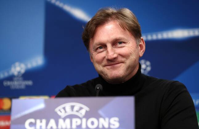 RB Leipzig - PK Champions League Leipzig, 05.12.2017, Red Bull Arena, Fussball, UEFA Champions League, Gruppe G, 6.Spieltag, Pressekonferenz am Vortag der Partie RB Leipzig vs. Besiktas Istanbul , Im Bild: Trainer Ralph Hasenhüttl Hasenhuettl (RB Leipzig) ,