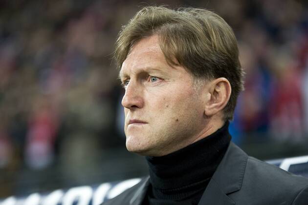 Fußball-Champions-League 2017 2018, Gruppenphase, 6. Spieltag RB Leipzig - Besiktas Istanbul (06.12.2017) RBL-Trainer Ralph Hasenhüttl. Leipzig Sachsen Deutschland