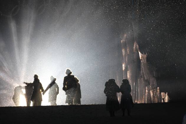 Eröffnungsfeier der XXI. Olympischen Winterspiel in Vancouver Lichtspiele, Vancouver Kanada