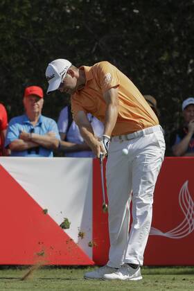 HSBC Abu Dhabi Golf Championship Day Three Bernd Wiesberger tees off on the 4th hole on Day Three of the HSBC Abu Dhabi Golf Championship at Abu Dhabi Golf Club, UAE. Content Not Available For UK Newspapers Copyright: xNickxWhitworthx FIL-11241-0013