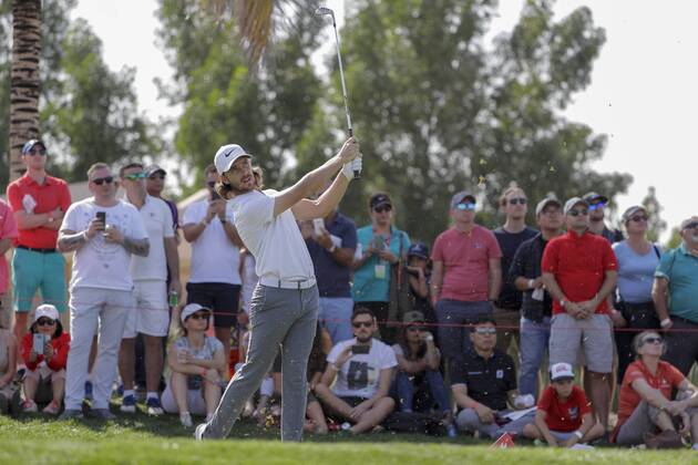 HSBC Abu Dhabi Golf Championship Day Three Tommy Fleetwood tees off on Day Three of the HSBC Abu Dhabi Golf Championship at Abu Dhabi Golf Club, UAE. Content Not Available For UK Newspapers Copyright: xNickxWhitworthx FIL-11241-0027
