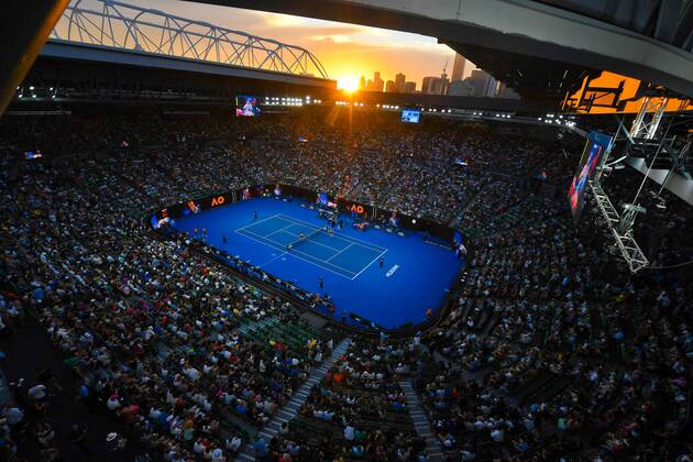 Themen der Woche - SPORT Bilder des Tages - SPORT Rod Laver Arena TENNIS : AUSTRALIAN OPEN 2018 antoinecouvercelle panoramic 