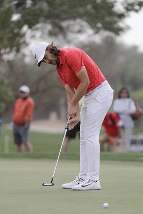 HSBC Abu Dhabi Golf Championship Day Four Tommy Fleetwood putts on Day Four of the HSBC Abu Dhabi Golf Championship at Abu Dhabi Golf Club, UAE. Content Not Available For UK Newspapers Copyright: xNickxWhitworthx FIL-11242-0002