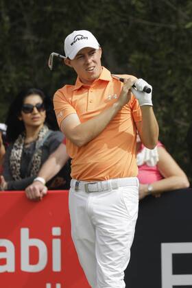 HSBC Abu Dhabi Golf Championship Day Four Matthew Fitzpatrick reacts to his tee shot on Day Four of the HSBC Abu Dhabi Golf Championship at Abu Dhabi Golf Club, UAE. Content Not Available For UK Newspapers Copyright: xNickxWhitworthx FIL-11242-0011
