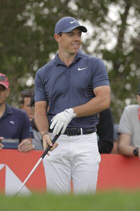 HSBC Abu Dhabi Golf Championship Day Four Rory McIlroy waits to tee off on Day Four of the HSBC Abu Dhabi Golf Championship at Abu Dhabi Golf Club, UAE. Content Not Available For UK Newspapers Copyright: xNickxWhitworthx FIL-11242-0013