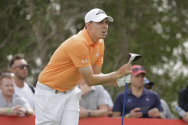 HSBC Abu Dhabi Golf Championship Day Four Matthew Fitzpatrick watches his tee shot on Day Four of the HSBC Abu Dhabi Golf Championship at Abu Dhabi Golf Club, UAE. Content Not Available For UK Newspapers Copyright: xNickxWhitworthx FIL-11242-0018