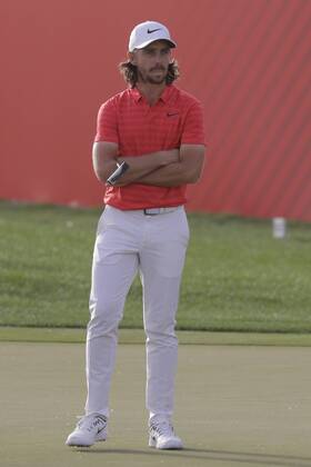 HSBC Abu Dhabi Golf Championship Day Four Tommy Fleetwood waits to putt on Day Four of the HSBC Abu Dhabi Golf Championship at Abu Dhabi Golf Club, UAE. Content Not Available For UK Newspapers Copyright: xNickxWhitworthx FIL-11242-0049