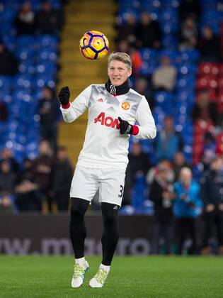 Bastian Schweinsteiger of Manchester United ManU warms up before the EPL - Premier League match between Crystal Palace and Manchester United at Selhurst Park, London, England on 14 December 2016. Copyright: xAndyxRowlandx PMI-0847