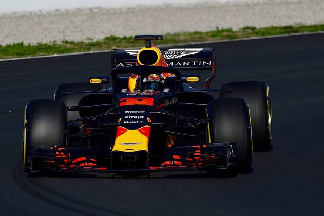 Max Verstappen, Red Bull Racing, formula 1 GP, Test, Barcelona Spanien, 06.03.2018 Photo:mspb Jerry Andre Max Verstappen, formula 1 GP, Test, Barcelona, 27.02.2018