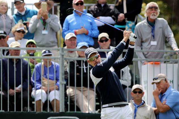 March 8, 2018 - Palm Harbor, Florida, U.S. - DOUGLAS R. CLIFFORD Times .Henrik Stenson drives from the first tee while playing the Copperhead Course on Thursday (3 8 18) during the first round of the Valspar Championship at the Innisbrook Golf and Spa Resort in Palm Harbor. Florida News - March 8, 2018 - ZUMAs70_ 82203495st Copyright: xDouglasxR.xCliffordx