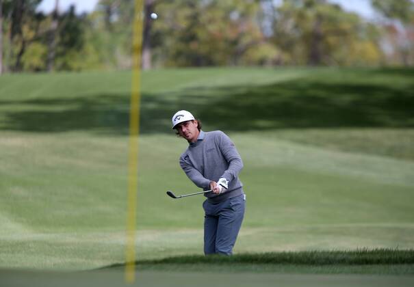 March 8, 2018 - Palm Harbor, Florida, U.S. - DOUGLAS R. CLIFFORD Times .Kelly Kraft pitches to the 7th green while playing the Copperhead Course on Thursday (3 8 18) during the first round of the Valspar Championship at the Innisbrook Golf and Spa Resort in Palm Harbor. Florida News - March 8, 2018 - ZUMAs70_ 82203501st Copyright: xDouglasxR.xCliffordx