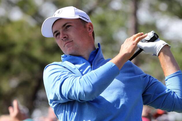 PALM HARBOR, FL - MARCH 08: Jordan Spieth tees off during the first round of the Valspar Championship on March 08, 2018, at Westin Innisbrook-Copperhead Course in Palm Harbor, FL. (Photo by Cliff Welch Icon Sportswire) GOLF: MAR 08 PGA Golf Herren - Valspar Championship Icon3571803081151 EDITORIAL USE ONLY