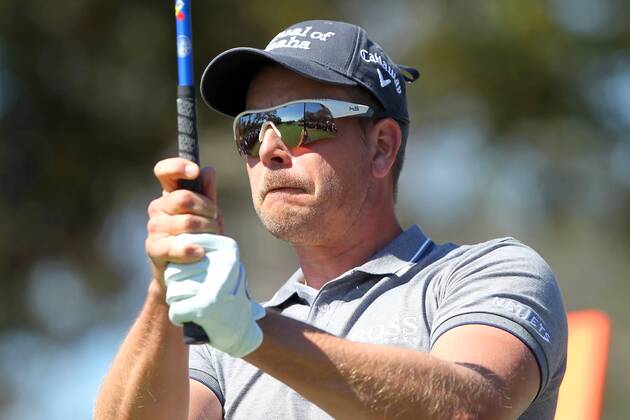 PALM HARBOR, FL - MARCH 08: Henrik Stenson tees off during the first round of the Valspar Championship on March 08, 2018, at Westin Innisbrook-Copperhead Course in Palm Harbor, FL. (Photo by Cliff Welch Icon Sportswire) GOLF: MAR 08 PGA Golf Herren - Valspar Championship Icon3571803081421 EDITORIAL USE ONLY