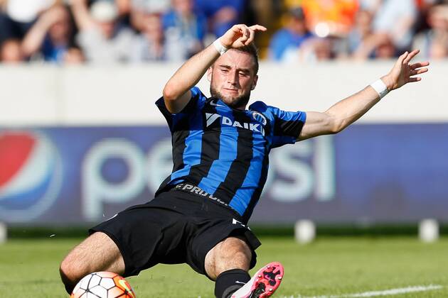- BRUGGE, BELGIUM: Club s Tuur Dierckx pictured in action during the Jupiler Pro League match between Club Brugge KV and KV Mechelen, in Brugge, Saturday 01 August 2015, on day 2 of the Belgian soccer championship. BRUNOxFAHY x83336293x