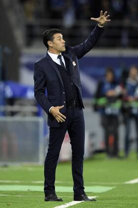 - GENT, BELGIUM: Lyon s head coach Hubert Fournier pictured during the first game in the group stage of the Uefa Champions League competition, in group H, between Belgian first league soccer team KAA Gent and Olympique Lyon, in Gent, Wednesday 16 September 2015. YORICKxJANSENS x85280487x