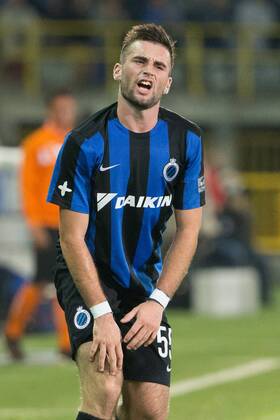 - BRUGGE, BELGIUM: Club s Tuur Dierckx pictured during the Jupiler Pro League match between Club Brugge KV and Waasland Beveren, in Brugge, Sunday 20 September 2015, on day 8 of the Belgian soccer championship. KURTxDESPLENTER x85484075x