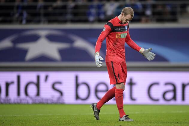 - GENT, BELGIUM: Gent s goalkeeper Matz Sels pictured during a soccer game between Belgian team KAA Gent and Russian club FC Zenit Saint Petersburg, Wednesday 09 December 2015, in Gent, the sixth and last day of the group stage the UEFA Champions League competition, in group H. YORICKxJANSENS x88059237x