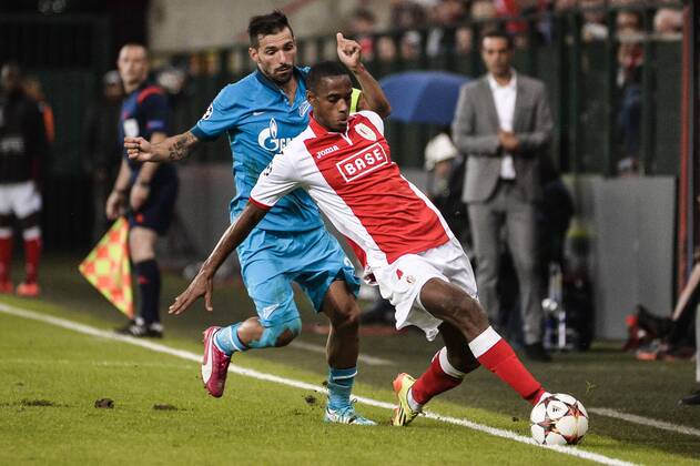- LIEGE, BELGIUM: Zenit s Danny and Standard s new player Ricardo Faty pictured during the first leg match between Belgian first division soccer team Standard de Liege and Russian team FC Zenit Saint Petersburg in the playoffs for the UEFA Champions League competition, Wednesday 20 August 2014, in Liege. NICOLASxLAMBERT x61263769x