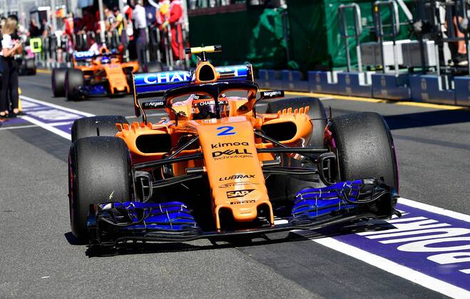 Stoffel Vandoorne, McLaren Renault, formula 1 GP, Australien, Melbourne, 25.03.2018 Photo:mspb Jerry Andre Stoffel Vandoorne, formula 1 GP, Australien, 2018