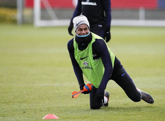 England s Marcus Rashford during training at the Tottenham Hotspur Training Centre, London. Picture date: March 26th 2018. Picture credit should read: David Klein Sportimage EDITORIAL USE ONLY. No use with unauthorised audio, video, data, fixture lists, club league logos or live services. Online in-match use limited to 120 images, no video emulation. No use in betting, games or single club league player publications.