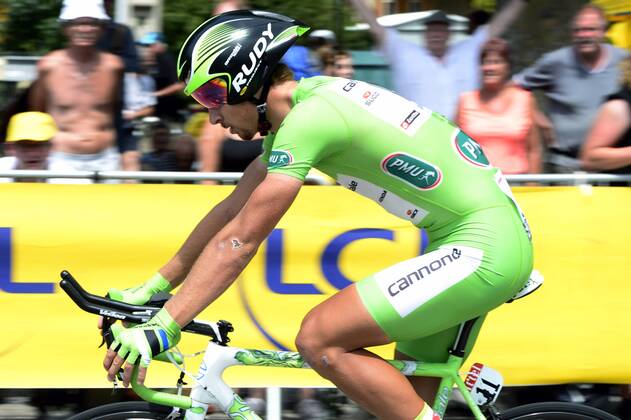 - GAP, FRANCE: Slovakian Peter Sagan of Liquigas-Cannondale pictured after the 17th stage of the 100th edition of the Tour de France cycling race, an individual time trial of 32km from Embrun to Chorges, France, on Wednesday 17 July 2013. YORICKxJANSENS x44706671x
