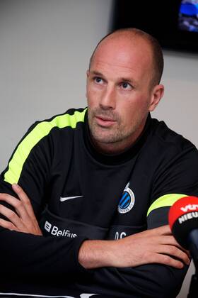 - BRUGGE, BELGIUM: Club s assistant coach Philippe Clement pictured during a press conference PK Pressekonferenz of Belgian first division soccer team Club Brugge KV, Friday 20 September 2013, in Brugge. Yesterday Club announced the dismissal of Spanish head coach Juan Carlos Garrido. Garrido will be succeeded by Michel Preud homme. KURTxDESPLENTER x46266546x