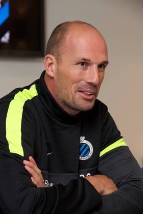 - BRUGGE, BELGIUM: Club s assistant coach Philippe Clement pictured during a press conference PK Pressekonferenz of Belgian first division soccer team Club Brugge KV, Friday 20 September 2013, in Brugge. Yesterday Club announced the dismissal of Spanish head coach Juan Carlos Garrido. Garrido will be succeeded by Michel Preud homme. KURTxDESPLENTER x46267020x