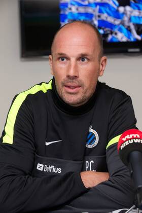 - BRUGGE, BELGIUM: Club s assistant coach Philippe Clement pictured during a press conference PK Pressekonferenz of Belgian first division soccer team Club Brugge KV, Friday 20 September 2013, in Brugge. Yesterday Club announced the dismissal of Spanish head coach Juan Carlos Garrido. Garrido will be succeeded by Michel Preud homme. KURTxDESPLENTER x46267786x
