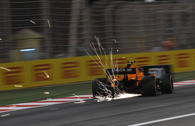 Stoffel Vandoorne, McLaren Renault, formula 1 GP, Bahrain in Manama Shakir 06.04.2018 Photo:mspb Jerry Andre Stoffel Vandoorne, formula 1 GP, Bahrain, 2018