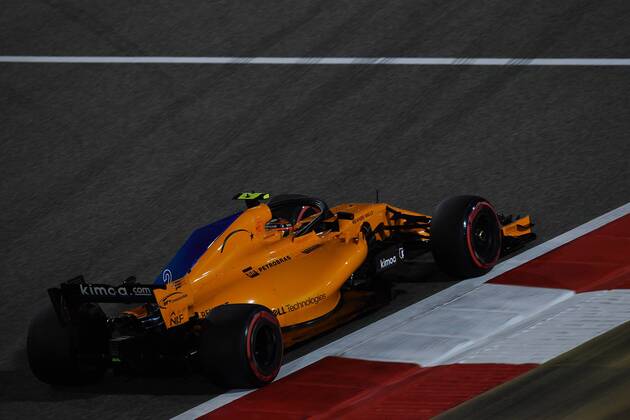 Stoffel Vandoorne, McLaren Renault, formula 1 GP, Bahrain in Manama Shakir 06.04.2018 Photo:mspb Jerry Andre Stoffel Vandoorne, formula 1 GP, Bahrain, 2018