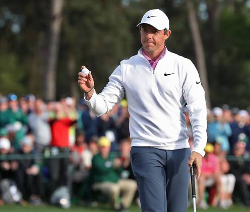 April 8, 2018 - Augusta, GA, USA - Rory Mcllroy after he finished his round during the final round of the Masters at Augusta National Golf Club on Sunday, April 8, 2018, in Augusta, Ga. Masters round 4 - ZUMAm67_ 20180408_zaf_m67_066 Copyright: xJasonxGetzx