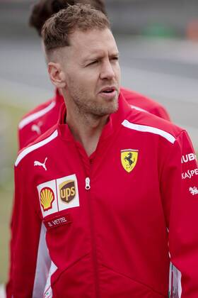 Sebastian Vettel (Scuderia Ferrari) , Grosser Preis von China 2018, Ankunft der Fahrer 12.04.18, Shanghai Copyright: xEIBNER Illmannx EP_EER
