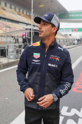 Daniel Ricciardo (Red Bull Racing), Grosser Preis von China 2018, Ankunft der Fahrer 12.04.18, Shanghai Copyright: xEIBNER Illmannx EP_EER
