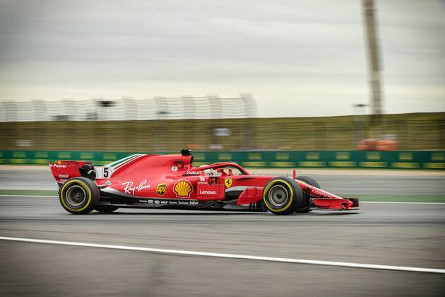 Sebastian Vettel (Scuderia Ferrari) , Grosser Preis von China 2018, Freies Training 13.04.18, Shanghai Copyright: xEIBNER Illmannx EP_EER