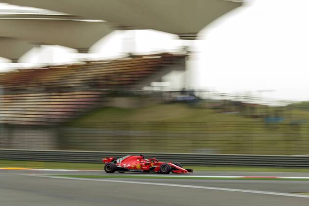 Sebastian Vettel (Scuderia Ferrari) , Grosser Preis von China 2018, Freies Training 13.04.18, Shanghai Copyright: xEIBNER Illmannx EP_EER