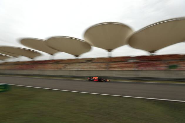 Daniel Ricciardo (Red Bull Racing) , Grosser Preis von China 2018, Freies Training 13.04.18, Shanghai Copyright: xEIBNER Illmannx EP_EER