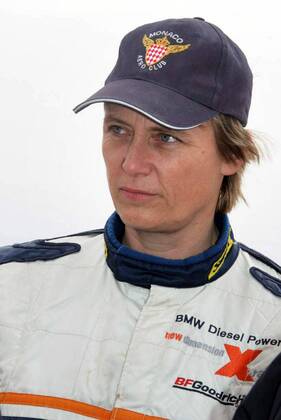 - ZOUERAT, MAURITANIA : German driver Jutta Kleinschmidt during the seventh stage of the 29th Dakar rally between Zouerat and Atar in Mauritania, Friday 12 January 2007. WILLYxWEYENS  x5799386x