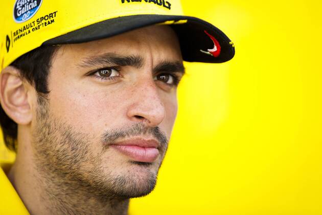 Motorsports: World Championship WM Weltmeisterschaft 2018; Grand Prix Azerbaijan, Grand Prix of Europe, Formula 1 2018 Azerbaijan Grand Prix, 55 Carlos Sainz (ESP, Renault ), Baku Azerbaijan