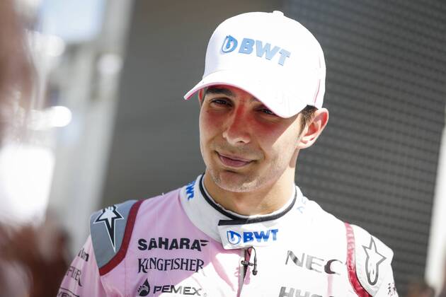 Motorsports: World Championship WM Weltmeisterschaft 2018; Grand Prix Azerbaijan, Grand Prix of Europe, Formula 1 2018 Azerbaijan Grand Prix, 31 Esteban Ocon (Sahara Force India F1 Team) Baku Azerbaijan
