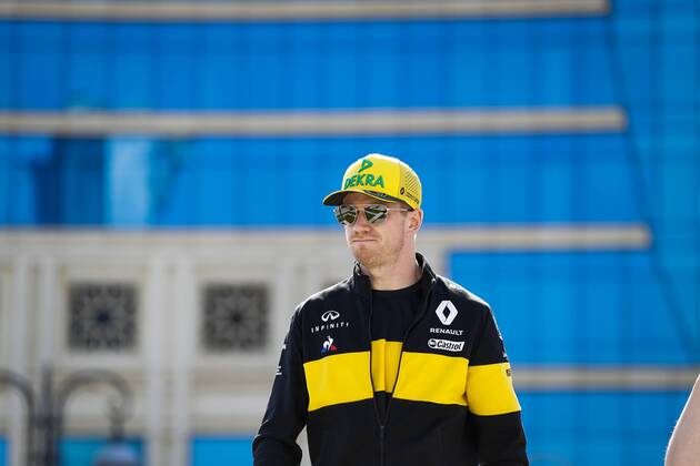 Motorsports: World Championship WM Weltmeisterschaft 2018; Grand Prix Azerbaijan, Grand Prix of Europe, Formula 1 2018 Azerbaijan Grand Prix, 27 Nico Hülkenberg (Renault F1 Team), Baku Azerbaijan
