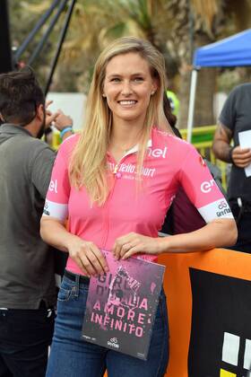 Photo Gian Mattia D Alberto - LaPresse 2018-05-04 JERUSALEM JERUSALEM (ITT) Cycling Giro d Italia 2018 - 101th edition - Team Presentation In the pic: Bar Refaeli  Copyright: xGianxMattiaxD Alberto LaPressex