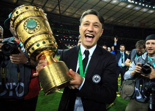 Bilder des Tages - SPORT GER, DFB Pokal, Finale, FC Bayern Muenchen vs Eintracht Frankfurt 19.05.2018, OLympiastadion, Berlin, GER, DFB Pokal, Finale, FC Bayern Muenchen vs Eintracht Frankfurt, im Bild Cheftrainer,Niko Kovac (Eintracht Frankfurt), pokal