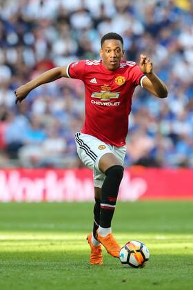 Anthony Martial of Manchester United ManU during the Emirates FA Cup Final match between Chelsea and Manchester United at Wembley Stadium, London, England on 19 May 2018. Copyright: xDavidxHornx PMI-2039-0139