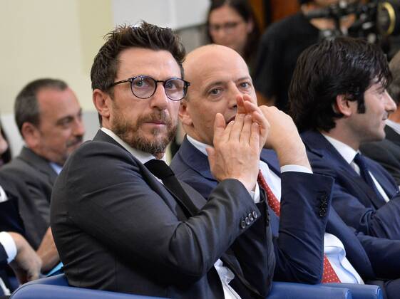 May 21, 2018 - Rome, Italy - AS Roma coach Eusebio Di Francesco during the CONI Enzo Bearzot Award 2018 on may 21, 2018 in Rome, Italy. Enzo Bearzot Award 2018  - ZUMAn230 20180521_zaa_n230_685 Copyright: xSilviaxLorex