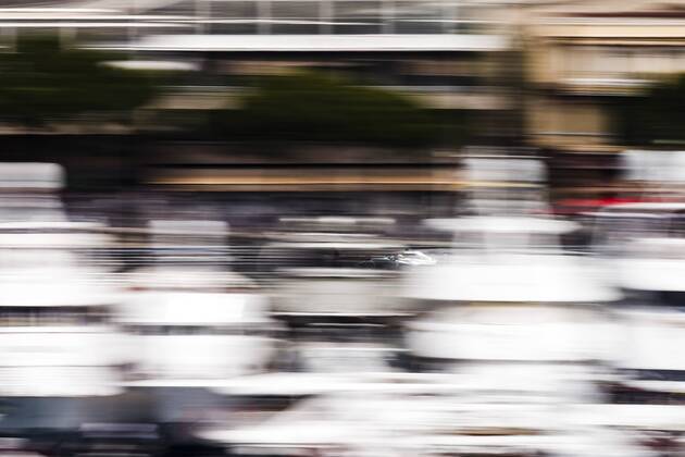May 24, 2018 - Montecarlo, Monaco - 44 Lewis Hamilton from Great Britain Mercedes W09 Hybrid EQ Power+ team Mercedes GP in the middle of the boats during the Monaco Formula One Grand Prix at Monaco on 24th of May, 2018 in Montecarlo, Monaco. F1 Grand Prix of Monaco - Practice - ZUMAn230 20180524_zaa_n230_677 Copyright: xXavierxBonillax