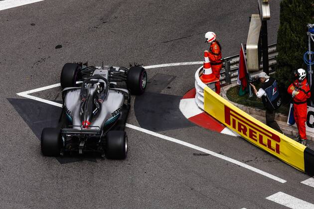 May 24, 2018 - Montecarlo, Monaco - 44 Lewis Hamilton from Great Britain Mercedes W09 Hybrid EQ Power+ team Mercedes GP during the Monaco Formula One Grand Prix at Monaco on 24th of May, 2018 in Montecarlo, Monaco. F1 Grand Prix of Monaco - Practice - ZUMAn230 20180524_zaa_n230_630 Copyright: xXavierxBonillax