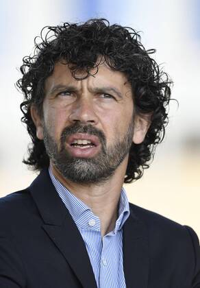 IPP20180524 Football - soccer: FIFA World Cup WM Weltmeisterschaft Fussball 2018 Russia, Preparation national team Nationalteam Of Italy, Damiano Tommasi presidente associazione italiana coalciatori (Verwendung nur in Deutschland - GERMANY ONLY) *** IPP20180524 Football soccer FIFA World Cup 2018 Russia National Team Of Italy Damiano Tommasi presidente associazione italiana coalciatori Use only in Germany GERMANY ONLY