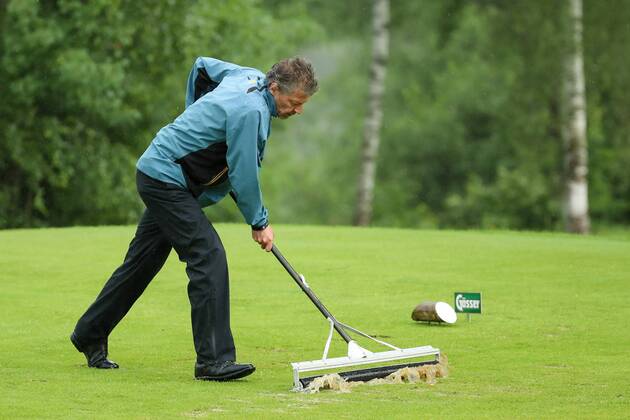Bilder des Tages - SPORT GOLF - Goesser Open 2018 MARIA LANKOWITZ,AUSTRIA,25.MAY.18 - GOLF - Goesser Open, GC Erzherzog Johann. Image shows Mark Rothermund. GEPAxpictures xChristianxWalgram