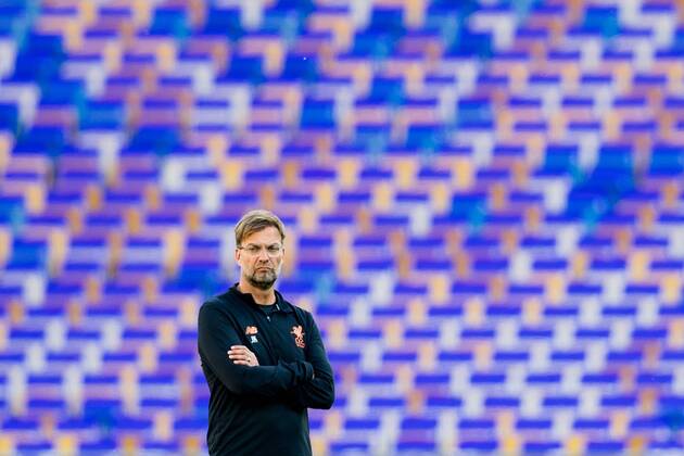 Themen der Woche - SPORT KW21 Bilder des Tages - SPORT 180525 Jürgen Klopp, head coach of Liverpool, during a training session on May 25, 2018 in Kyiv. Photo: Vegard Wivestad Grott BILDBYRAN kod VG 170176 Copyright: VEGARDxWIVESTADxGRoTT BB180525BB020
